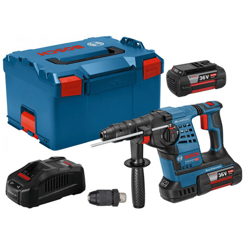 BOSCH GBH 36 VF-LI Plus Professional akkus SDS-Plus fúró-vésőkalapács 2 x 4,0Ah,0611907003