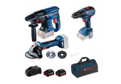 BOSCH Kombinált készlet: GBH 180-LI + GSR 18V-50 + GWS 180-LI 0615990M32