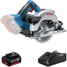 BOSCH GKS 18V-57 Akkus körfűrész + GBA 18V 4.0Ah + GAL 18V-40 0615990M42