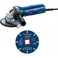 BOSCH GWS 9-125 S PROFESSIONAL Sarokcsiszoló + 1x tárcsa X-LOCK 0615990N3G