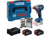 BOSCH Szerszámkészlet PROFESSIONAL GDX 18V-285+2×GBA 5.0Ah+31 részes bitkészlet 0615A500DY