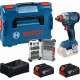 BOSCH Szerszámkészlet PROFESSIONAL GDX 18V-285+2×GBA 5.0Ah+31 részes bitkészlet 0615A500DY