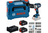 BOSCH GSR 18V-110 C PROFESSIONAL Szerszámkészlet, 2× 5,0 Ah + GAL + bitkészlet 0615A500E3