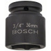 BOSCH Dugókulcs betét 36mm, 3/4 1608556033