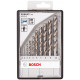 BOSCH 6 részes Robust Line fémfúrószárkészlet, HSS-G, 135°, 1–10 mm 2607010535