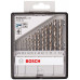 BOSCH 6 részes Robust Line fémfúrószárkészlet, HSS-G, 135°, 1,5–6,5 mm 2607010538