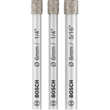 BOSCH PRO Ceramic dry fúrószárkészlet, 6 x 66, 6 x 66, 8 x 66 mm, 3 részes 2607011626