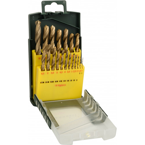 BOSCH 19 részes HSS-TiN fémfúrókészlet 2607019437
