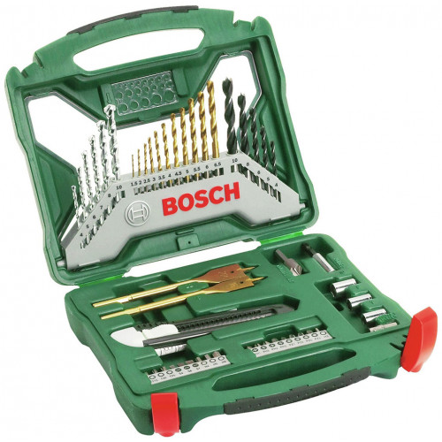 BOSCH X-Line Titan fúrószár- és csavarbitkészlet, titánbevonatos, 50 részes 2607019327