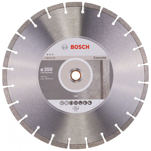 BOSCH Standard for Concrete kivitel Gyémánt darabolótárcsa 350x20mm 2608602544