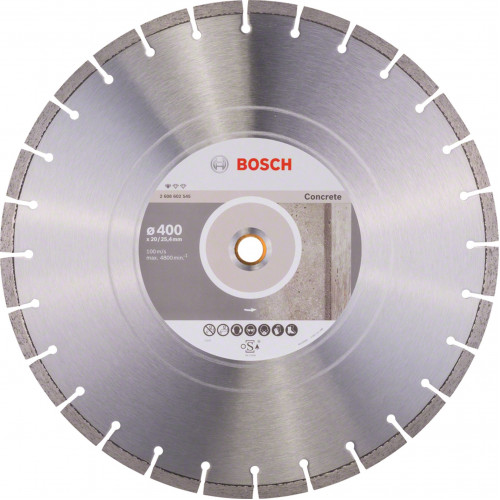 BOSCH Standard for Concrete kivitel Gyémánt darabolótárcsa 400x20mm 2608602545