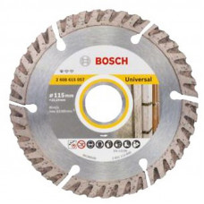 Bosch Gyémánt darabolótárcsa, Standard for Universal kivitel, 115 x 22, 23 , 2608615057