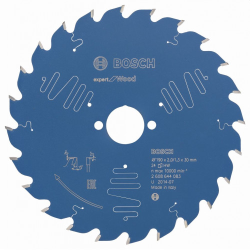 Expert for Wood körfűrészlap 190 x 30 x 2,0 mm, 24 2608644083