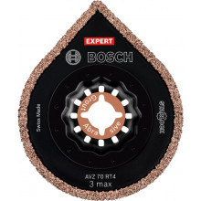 BOSCH EXPERT 3 max AVZ 70 RT4 fugázólap multifunkciós rezgőfűrészhez 70mm, 10 b 2608900042