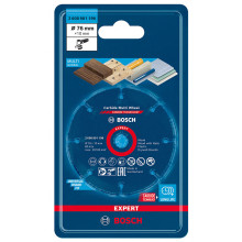 BOSCH EXPERT Carbide Multi Wheel vágótárcsa, 76 mm, 10 mm 2608901196