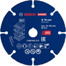BOSCH EXPERT Carbide Multi Wheel Keményfém vágótárcsa 76 mm, 10 mm 2608902373