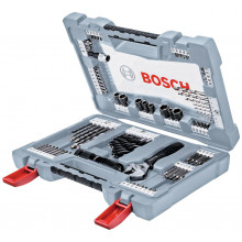 BOSCH X-Line Premium 91 részes fúró készlet és csavarozó bit készlet 2608P00235