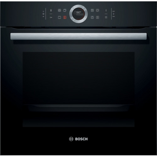 BOSCH Serie 8, Beépíthető sütő, 60 x 60 cm, Fekete HBG675BB1