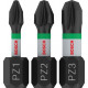 BOSCH PRO PZ Impact ütvecsavarozó fej, PZ1 x 25, PZ2 x 25, PZ3 x 25 mm, 3 db 2608522471