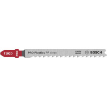 BOSCH PRO Plastics PP clean T102D szúrófűrészlap, 100 mm, 2 db 2608665239