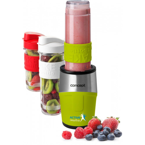 CONCEPT SM-3387 Smoothie maker készítő, Zöld/Ezüst , 2 x 570ml + 400ml sm3387