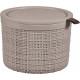 CURVER JUTE kerek doboz tetővel 2L, taupe 263683 (01903-382)