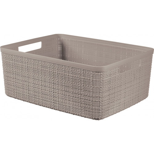 CURVER JUTE M kosár 12L, taupe 263685 (01905-382)