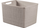 CURVER JUTE L kosár 20L, taupe 263682 (01907-382)