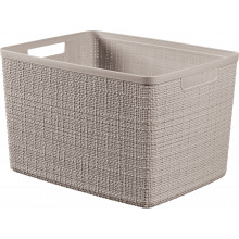 CURVER JUTE L kosár 20L, taupe 263682 (01907-382)