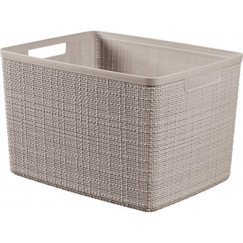 CURVER JUTE L kosár 20L, taupe 263682 (01907-382)