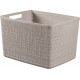 CURVER JUTE L kosár 20L, taupe 263682 (01907-382)