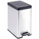 CURVER SLIM BIN pedálos szemetes 25L, ezüst 213300 (02339-582)