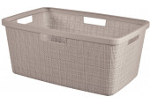 CURVER JUTE ruháskosár 46L, taupe 263718 (08091-308)
