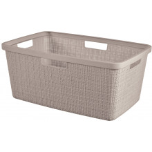 CURVER JUTE ruháskosár 46L, taupe 263718 (08091-308)