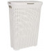 CURVER STYLE rattan hatású szennyestartó 60L, krém 189207 (00707-885)