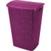 CURVER MY STYLE 55l rattan szennyestartó lila 00713-939