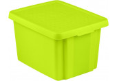 CURVER ESSENTIALS tároló doboz fedővel 45L, zöld 225411 (00756-598)