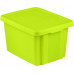 CURVER ESSENTIALS tároló doboz fedővel 45L, zöld 225411 (00756-598)