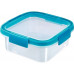 CURVER SMART FRESH 0,9L ételtartó 16x16x7cm átlátszó/kék 00937-284