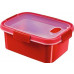 CURVER MICRO-WAVE 1,2L Mikrohullámú sütőbe helyezhető párolódoboz 20x15x9cm piros 232584