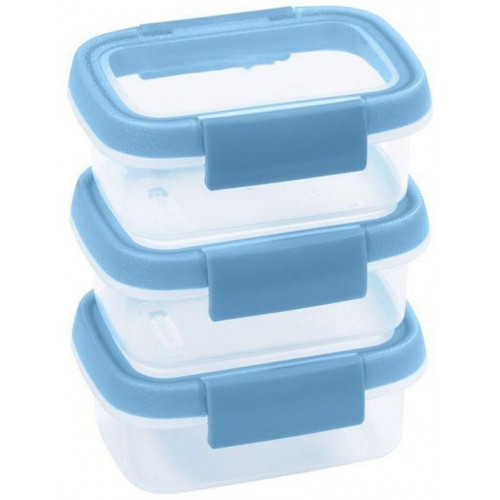 CURVER SMART FRESH 3x0,2L 12x9x15cm átlátszó/kék 00993-284