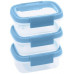 CURVER SMART FRESH 3x0,2L 12x9x15cm átlátszó/kék 00993-284