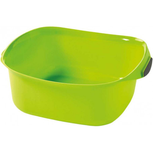CURVER négyzetes mosdótál 10 L, zöld 02337-590