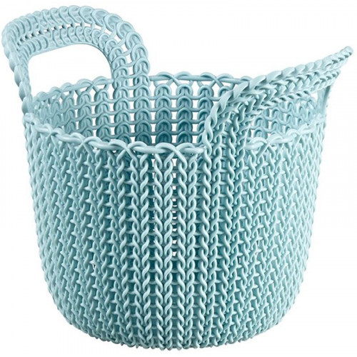 CURVER KNIT XS 3L méretű kerek kosár 23x19x19 cm világoskék 03671-X60 CURVER KNIT XS 3L méretű kerek kosár 23x19x19 cm világoskék 03671-X60