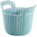CURVER KNIT XS 3L méretű kerek kosár 23x19x19 cm világoskék 03671-X60