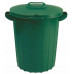 CURVER Kerek műanyag kültéri szemetes 90L, zöld 173554 (17187521)