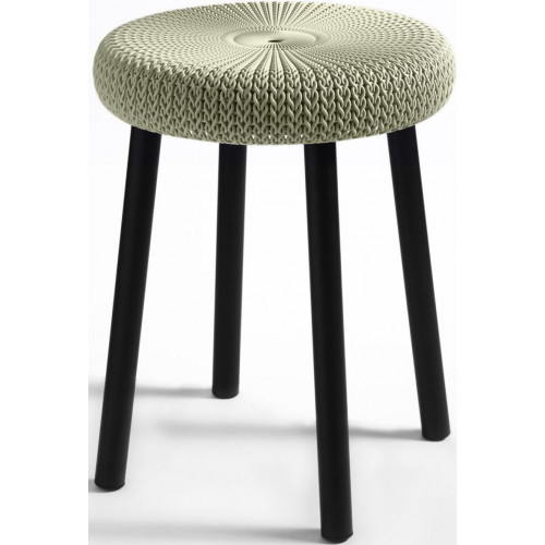 CURVER Cozy Stool sámli fém 35 x 44 cm lábakkal fehér 234745