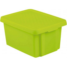 CURVER ESSENTIALS 16L Tároló doboz fedővel 39 x 30 x 21 cm zöld 225386