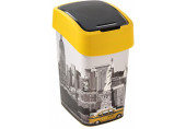 CURVER FLIP BIN NEW YORK billenő fedeles szemetes 25L 209996 (02171-N27)