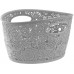 CURVER VICTORIA csipke hatású kosár 29 x 16 x 21 cm szürke 02205-099